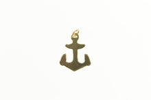 Load image into Gallery viewer, 14K Mini Anchor Nautical Sailing Hope Symbol Charm/Pendant Yellow Gold