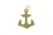 Load image into Gallery viewer, 14K Mini Anchor Nautical Sailing Hope Symbol Charm/Pendant Yellow Gold