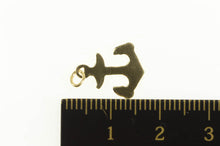 Load image into Gallery viewer, 14K Mini Anchor Nautical Sailing Hope Symbol Charm/Pendant Yellow Gold