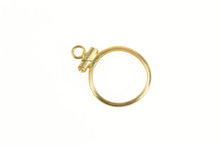 Load image into Gallery viewer, 14K 1/20 oz. Gold Panda Coin Holder Bezel Charm/Pendant Yellow Gold
