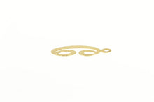 Load image into Gallery viewer, 14K Cursive C Letter Monogram Name Initial Charm/Pendant Yellow Gold