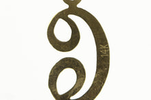 Load image into Gallery viewer, 14K Cursive C Letter Monogram Name Initial Charm/Pendant Yellow Gold