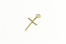 Load image into Gallery viewer, 14K Christian Faith Symbol Cross Religious Charm/Pendant Yellow Gold