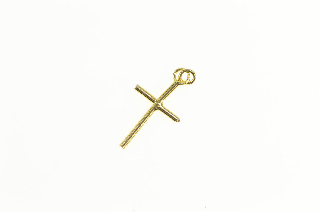14K Christian Faith Symbol Cross Religious Charm/Pendant Yellow Gold