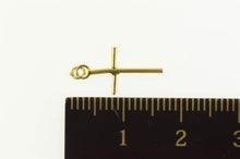 Load image into Gallery viewer, 14K Christian Faith Symbol Cross Religious Charm/Pendant Yellow Gold