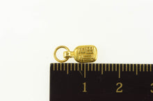Load image into Gallery viewer, 24K Fortune Good Luck Fu Chinese Character Charm/Pendant Yellow Gold