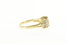 Load image into Gallery viewer, 14K Marquise Baguette CZ Graduated Statement Ring Yellow Gold