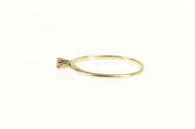 Load image into Gallery viewer, 14K Classic Diamond Simple Solitaire Promise Ring Yellow Gold