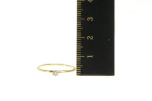 Load image into Gallery viewer, 14K Classic Diamond Simple Solitaire Promise Ring Yellow Gold