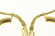Load image into Gallery viewer, 10K 15.6mm Classic Rounded Fashion Hoop Earrings Yellow Gold