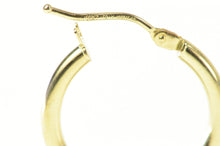 Load image into Gallery viewer, 18K 18.4mm Rounded Classic Fashion Hoop Earrings Yellow Gold