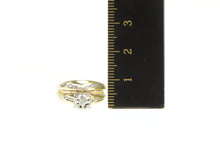 Load image into Gallery viewer, 14K 1950&#39;s Classic Diamond Engagement Bridal Set Ring Yellow Gold