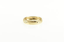 Load image into Gallery viewer, 10K Textured Pattern 4.5mm Striped Band Ring Yellow Gold