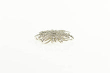 Load image into Gallery viewer, 14K 0.31 Ctw Pave Diamond Flower Dandelion Pendant White Gold