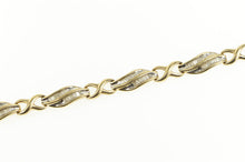 Load image into Gallery viewer, 10K 1.25 Ctw Baguette Diamond Wavy Tennis Bracelet 7.25&quot; Yellow Gold