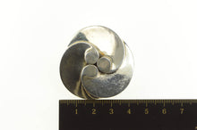 Load image into Gallery viewer, Sterling Silver Taxco Retro Ornate Geometric Swirl Statement Pin/Brooch