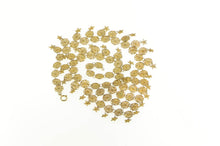 Load image into Gallery viewer, Sterling Silver Sterling Flower Fringe Filigree Star Dangle Necklace 18&quot;