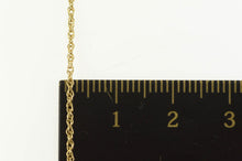 Load image into Gallery viewer, 14K 1.3mm Twist Rolling Spiral Link Chain Necklace 16&quot; Yellow Gold