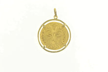 Load image into Gallery viewer, 18K 1342-1382 Florin Genuine Italy Coin Charm/Pendant Yellow Gold