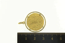 Load image into Gallery viewer, 18K 1342-1382 Florin Genuine Italy Coin Charm/Pendant Yellow Gold