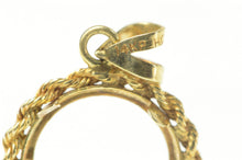 Load image into Gallery viewer, 14K 1/20 oz Chinese Gold Panda Coin Bezel Charm/Pendant Yellow Gold