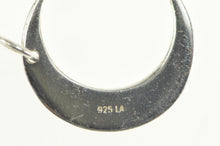 Load image into Gallery viewer, Sterling Silver To The Moon and Back Crescent Moon Space Charm/Pendant