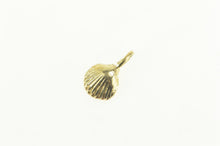Load image into Gallery viewer, 14K Scallop Sea Shell Beach Ocean Motif Charm/Pendant Yellow Gold