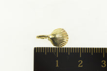 Load image into Gallery viewer, 14K Scallop Sea Shell Beach Ocean Motif Charm/Pendant Yellow Gold