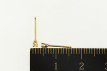 Load image into Gallery viewer, 14K Diamond Classic Simple Solitaire Stud Earrings Yellow Gold