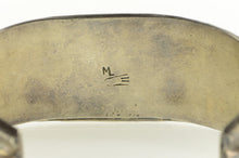 Load image into Gallery viewer, Sterling Silver Native American Turquoise Marvin Lucas Navajo Bracelet 7&quot;