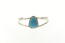 Load image into Gallery viewer, Sterling Silver Native American Turquoise Navajo Cuff Bracelet 7&quot;