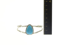Load image into Gallery viewer, Sterling Silver Native American Turquoise Navajo Cuff Bracelet 7&quot;