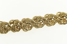 Load image into Gallery viewer, Sterling Silver Retro Spiral Twist Knot Textured Chain Bracelet 6.75&quot;