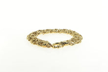 Load image into Gallery viewer, Sterling Silver Retro Spiral Twist Knot Textured Chain Bracelet 6.75&quot;