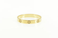 Load image into Gallery viewer, 18K Cartier Love Designer Mens Band Ring Yellow Gold