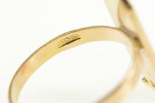 Load image into Gallery viewer, 14K Ancient Egyptian Hieroglyphic Cartouche Ring Yellow Gold