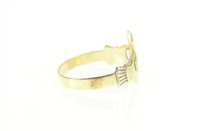 Load image into Gallery viewer, 9K Claddagh Traditional Irish Celtic Loyalty Ring Yellow Gold