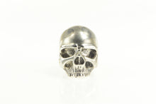 Load image into Gallery viewer, Sterling Silver 3D Skull Ornate Design Biker Punk Ring