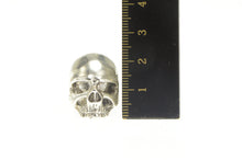 Load image into Gallery viewer, Sterling Silver 3D Skull Ornate Design Biker Punk Ring