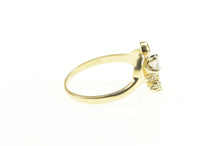 Load image into Gallery viewer, 14K 0.38 Ctw Diamond Ornate Scroll Engagement Ring Yellow Gold