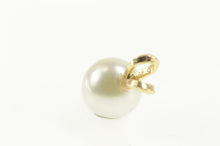 Load image into Gallery viewer, 14K 7.1mm Classic Simple Pearl Pendant Yellow Gold
