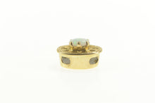 Load image into Gallery viewer, 10K Natural Opal Oval Slide Bracelet Charm/Pendant Yellow Gold