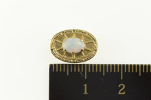 Load image into Gallery viewer, 10K Natural Opal Oval Slide Bracelet Charm/Pendant Yellow Gold