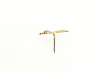 Load image into Gallery viewer, 14K Fleur De Lis Symbol Lapel Pin/Brooch Yellow Gold