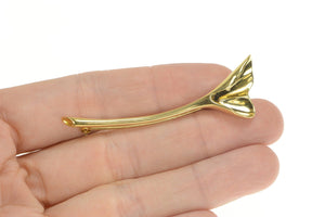 18K Tiffany & Co. Ginkgo Leaf Designer With Box Pin/Brooch Yellow Gold