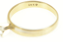 Load image into Gallery viewer, 14K 0.21 Ct Diamond Solitaire 1950&#39;s Engagement Ring Yellow Gold