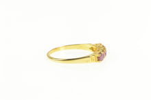 Load image into Gallery viewer, 18K Natural Ruby Retro Classic Wedding Band Ring Yellow Gold