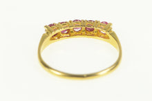 Load image into Gallery viewer, 18K Natural Ruby Retro Classic Wedding Band Ring Yellow Gold