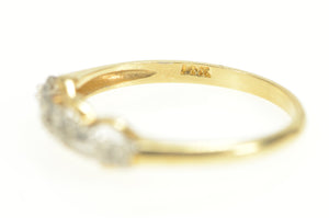 14K 1950's Vintage NOS Wedding Band Setting Ring Yellow Gold