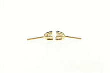 Load image into Gallery viewer, 14K 0.57 Ctw Diamond Solitaire Classic Stud Earrings Yellow Gold